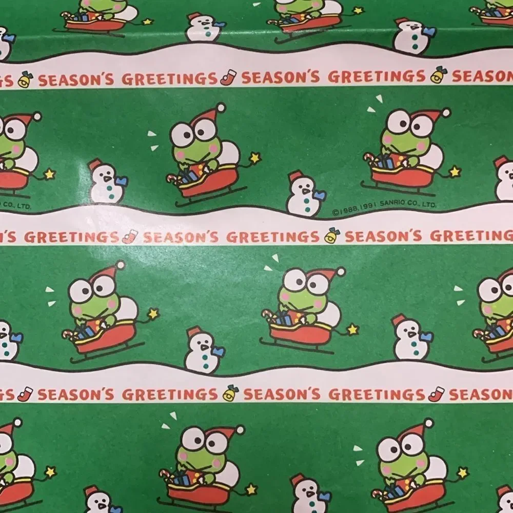 Vintage Sanrio Keroppi paper bag